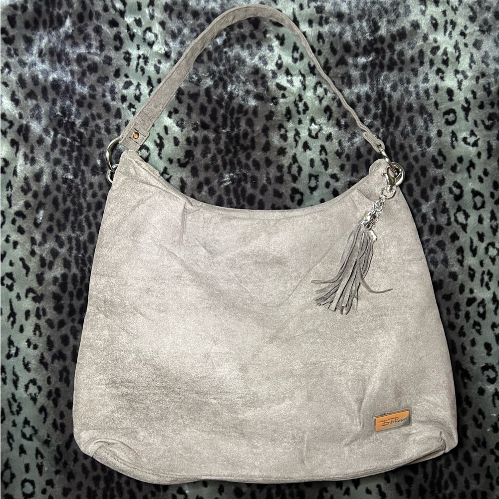 Bella Russo faux suede bag